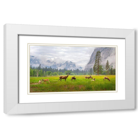 A Feeling Of Ancient Time White Modern Wood Framed Art Print with Double Matting by Mao, Dianne