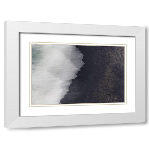 Signs White Modern Wood Framed Art Print with Double Matting by Serra, Damiano