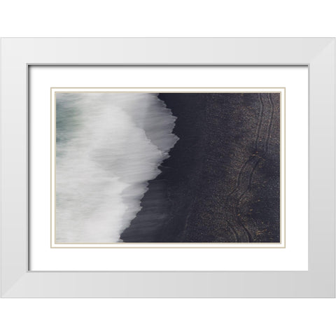 Signs White Modern Wood Framed Art Print with Double Matting by Serra, Damiano