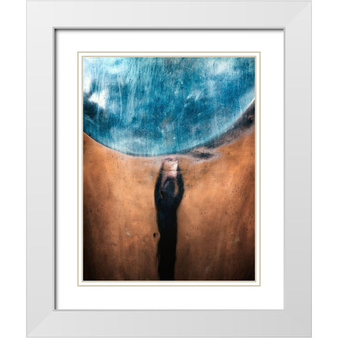 The Offering. White Modern Wood Framed Art Print with Double Matting by Verschelden, Harry