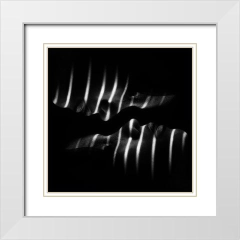 Puteri White Modern Wood Framed Art Print with Double Matting by Yudhi Winarno, Teguh