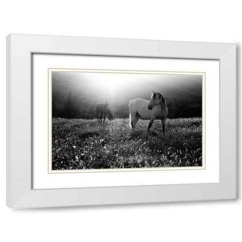 Come Home White Modern Wood Framed Art Print with Double Matting by Svoboda Mqep, Peter