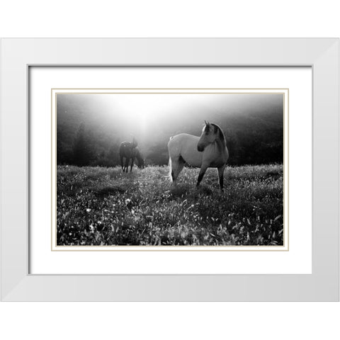 Come Home White Modern Wood Framed Art Print with Double Matting by Svoboda Mqep, Peter