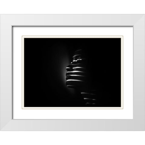 Siputri White Modern Wood Framed Art Print with Double Matting by Yudhi Winarno, Teguh