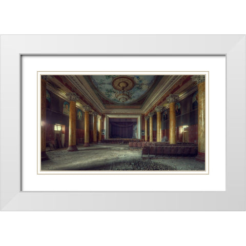 Lost Memories White Modern Wood Framed Art Print with Double Matting by Shainidze, Roland