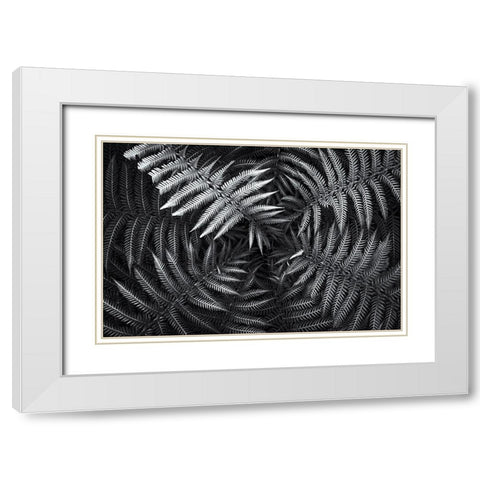 Untitled 56 White Modern Wood Framed Art Print with Double Matting by E. Karcz, Gary