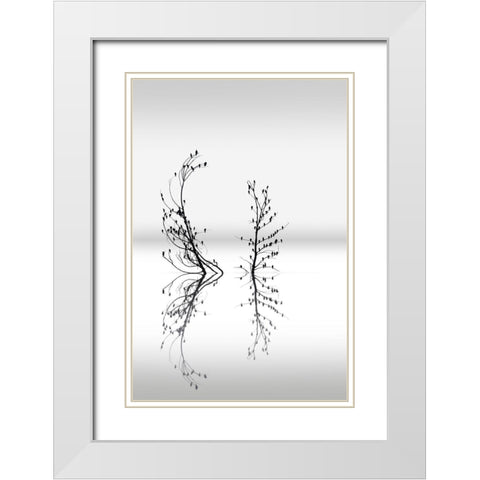 Dreamland 03 White Modern Wood Framed Art Print with Double Matting by Digalakis, George