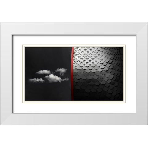 Free White Modern Wood Framed Art Print with Double Matting by Huybrighs, Marc