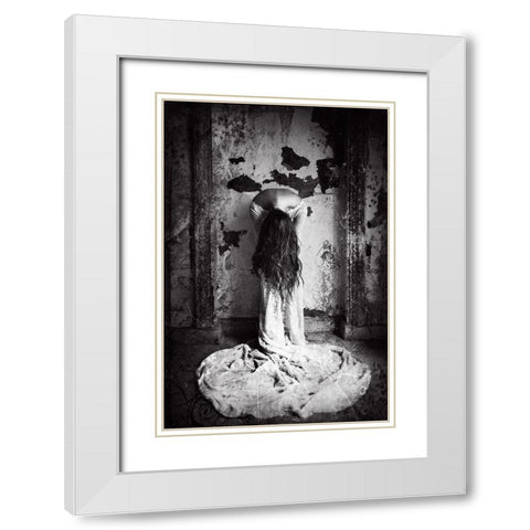 The Origins White Modern Wood Framed Art Print with Double Matting by Bolgov, Ruslan