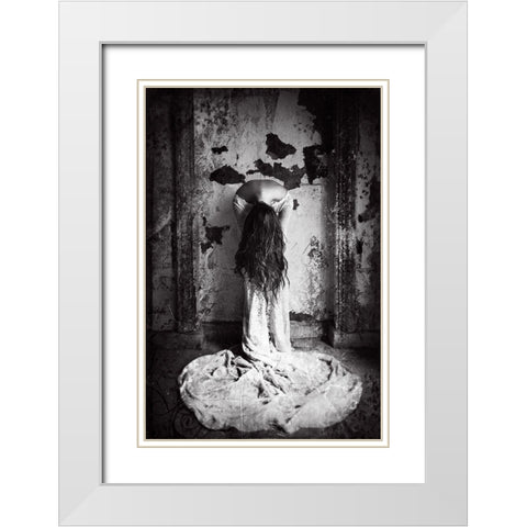 The Origins White Modern Wood Framed Art Print with Double Matting by Bolgov, Ruslan