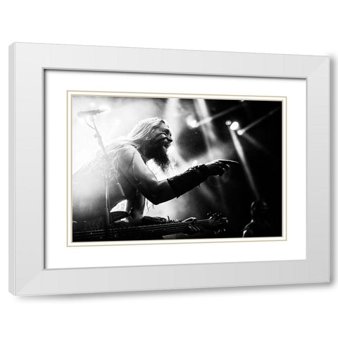 Heres Looking At You Kid White Modern Wood Framed Art Print with Double Matting by Samuelsson, Anders