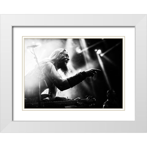 Heres Looking At You Kid White Modern Wood Framed Art Print with Double Matting by Samuelsson, Anders