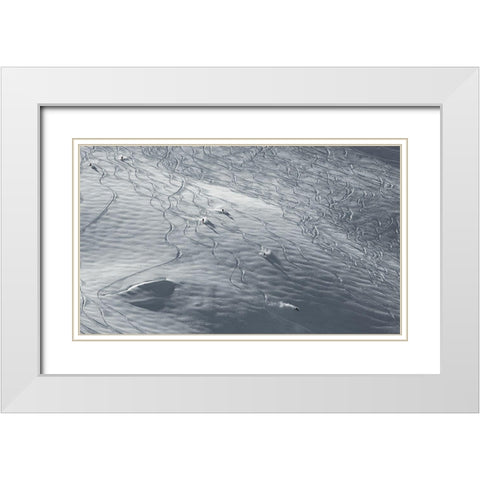 Powland White Modern Wood Framed Art Print with Double Matting by Trevillot, Benjamin