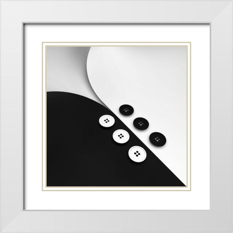 Prepare White Modern Wood Framed Art Print with Double Matting by Bunjamin, Antonyus