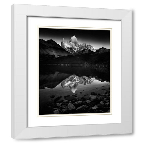 Fitzroy Splendor At Dawn White Modern Wood Framed Art Print with Double Matting by Green, Phil