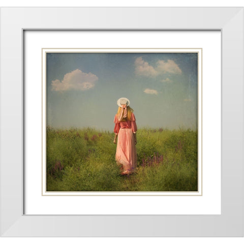 *********** White Modern Wood Framed Art Print with Double Matting by Melik-Nubarova, Svetlana