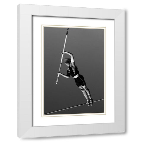 Force Of Desire II. White Modern Wood Framed Art Print with Double Matting by Kravanja, Jure
