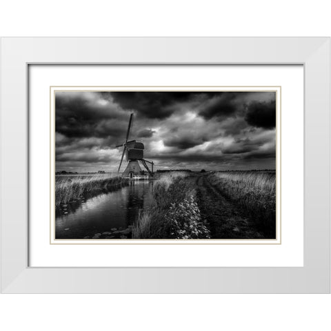 Dutch Pride White Modern Wood Framed Art Print with Double Matting by Hageman, Michiel