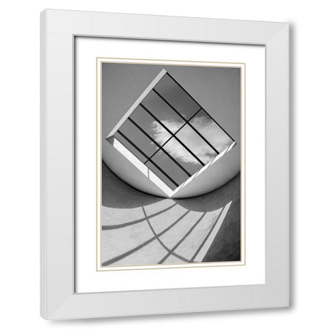 The Storm Is Here.... White Modern Wood Framed Art Print with Double Matting by Castro, Joao