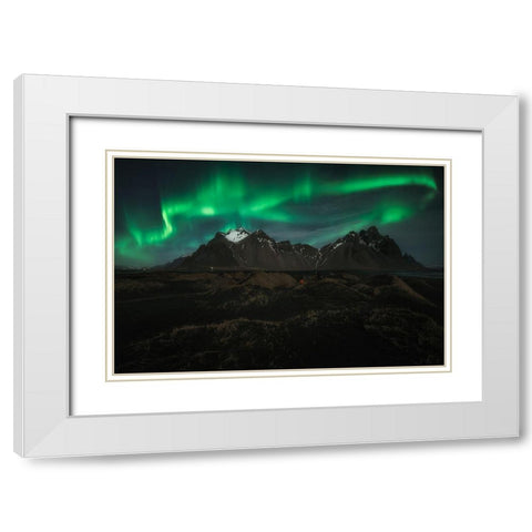 Untitled White Modern Wood Framed Art Print with Double Matting by Martin Castan, David