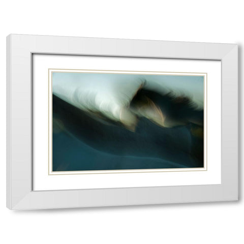 Untitled White Modern Wood Framed Art Print with Double Matting by Malovrh, Milan