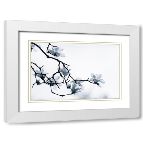 The White Queen White Modern Wood Framed Art Print with Double Matting by Eom, Gwangseop