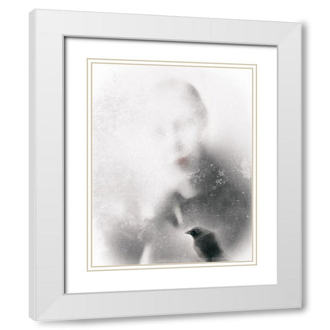 The Angry Bird... White Modern Wood Framed Art Print with Double Matting by Claes, Gilbert