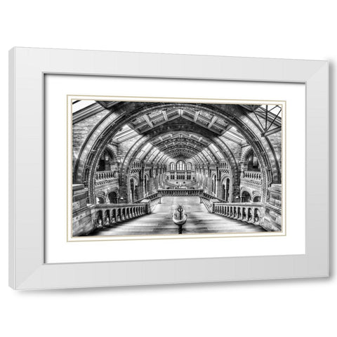 London Gallery White Modern Wood Framed Art Print with Double Matting by Pelissier, Marc