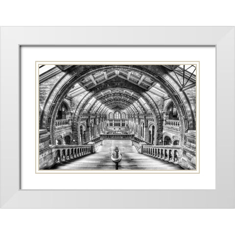 London Gallery White Modern Wood Framed Art Print with Double Matting by Pelissier, Marc