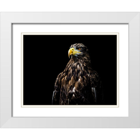 Ego White Modern Wood Framed Art Print with Double Matting by Lechtenfeld, Christian