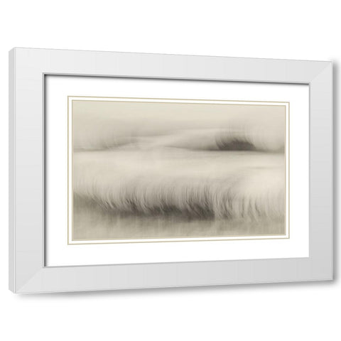 Waterside White Modern Wood Framed Art Print with Double Matting by Talen, Nel