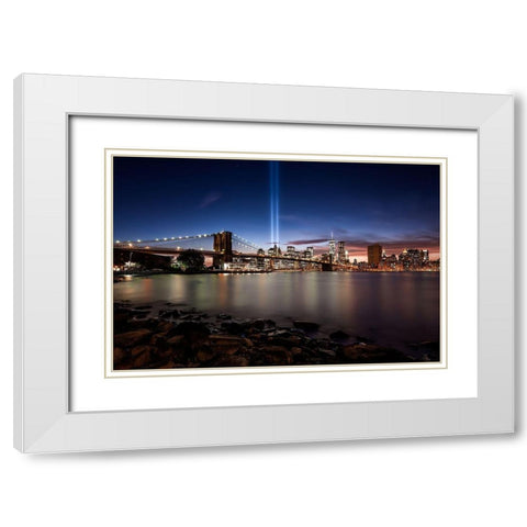 Untitled White Modern Wood Framed Art Print with Double Matting by Martin Castan, David