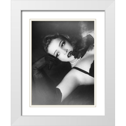 The Fabulous 40S White Modern Wood Framed Art Print with Double Matting by Schmitt, Monika