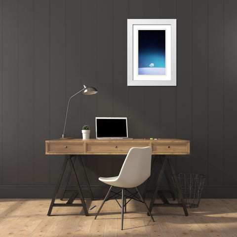 Apple White Modern Wood Framed Art Print with Double Matting by Hamiti, Bess