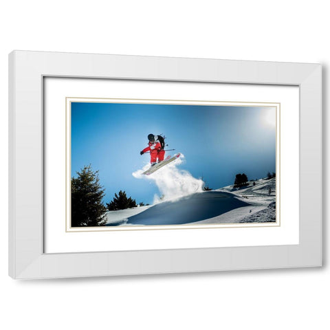 Max Vince Shifty... White Modern Wood Framed Art Print with Double Matting by Verbiest, Eric