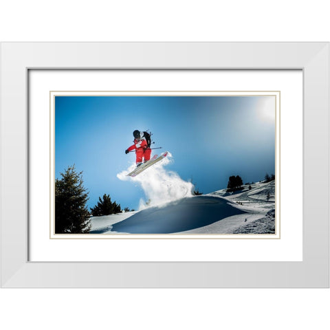 Max Vince Shifty... White Modern Wood Framed Art Print with Double Matting by Verbiest, Eric