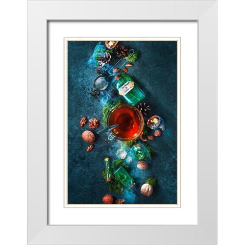 A??I Can Handle It A?? Solution White Modern Wood Framed Art Print with Double Matting by Belenko, Dina