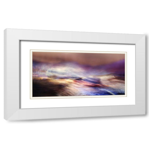 Wild River White Modern Wood Framed Art Print with Double Matting by Westum, Heidi