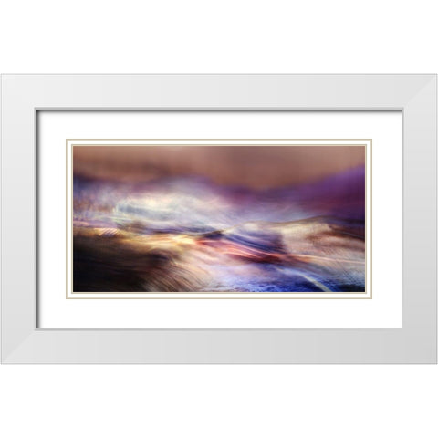 Wild River White Modern Wood Framed Art Print with Double Matting by Westum, Heidi