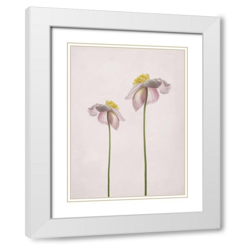 A Summer Memory White Modern Wood Framed Art Print with Double Matting by Gronkjar, Lotte