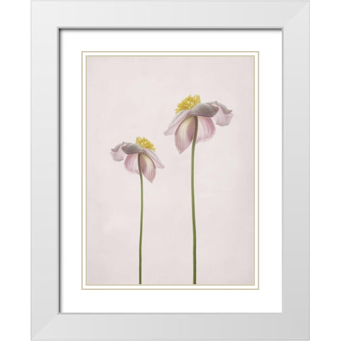 A Summer Memory White Modern Wood Framed Art Print with Double Matting by Gronkjar, Lotte