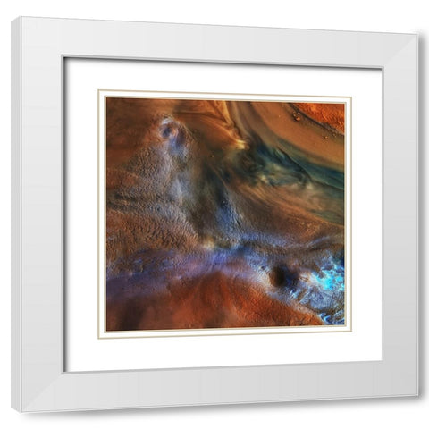 In The Puddle White Modern Wood Framed Art Print with Double Matting by Casanova, Francois