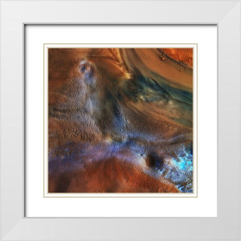 In The Puddle White Modern Wood Framed Art Print with Double Matting by Casanova, Francois