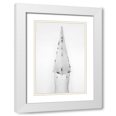 Untitled White Modern Wood Framed Art Print with Double Matting by Dirven, Ton