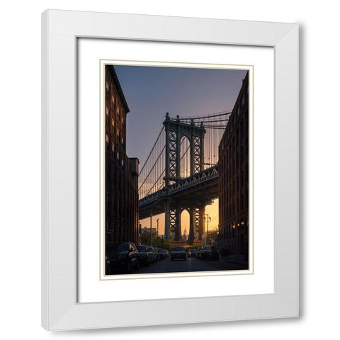 Untitled White Modern Wood Framed Art Print with Double Matting by Martin Castan, David