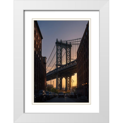 Untitled White Modern Wood Framed Art Print with Double Matting by Martin Castan, David