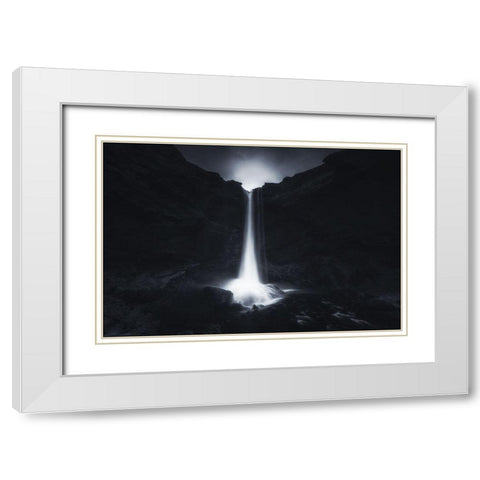 Orden White Modern Wood Framed Art Print with Double Matting by Martin Castan, David