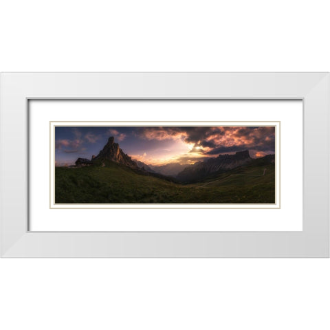 Paso Guiao White Modern Wood Framed Art Print with Double Matting by Martin Castan, David