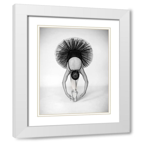 Ballet Technique White Modern Wood Framed Art Print with Double Matting by Pentony MA, Pauline
