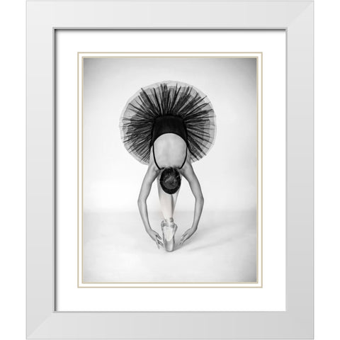 Ballet Technique White Modern Wood Framed Art Print with Double Matting by Pentony MA, Pauline